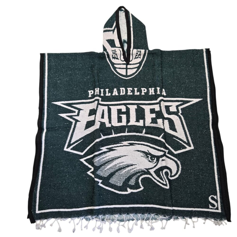 Philadelphia Eagles Hooded Poncho with hood